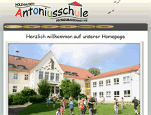 Tablet Screenshot of antoniusschule.de